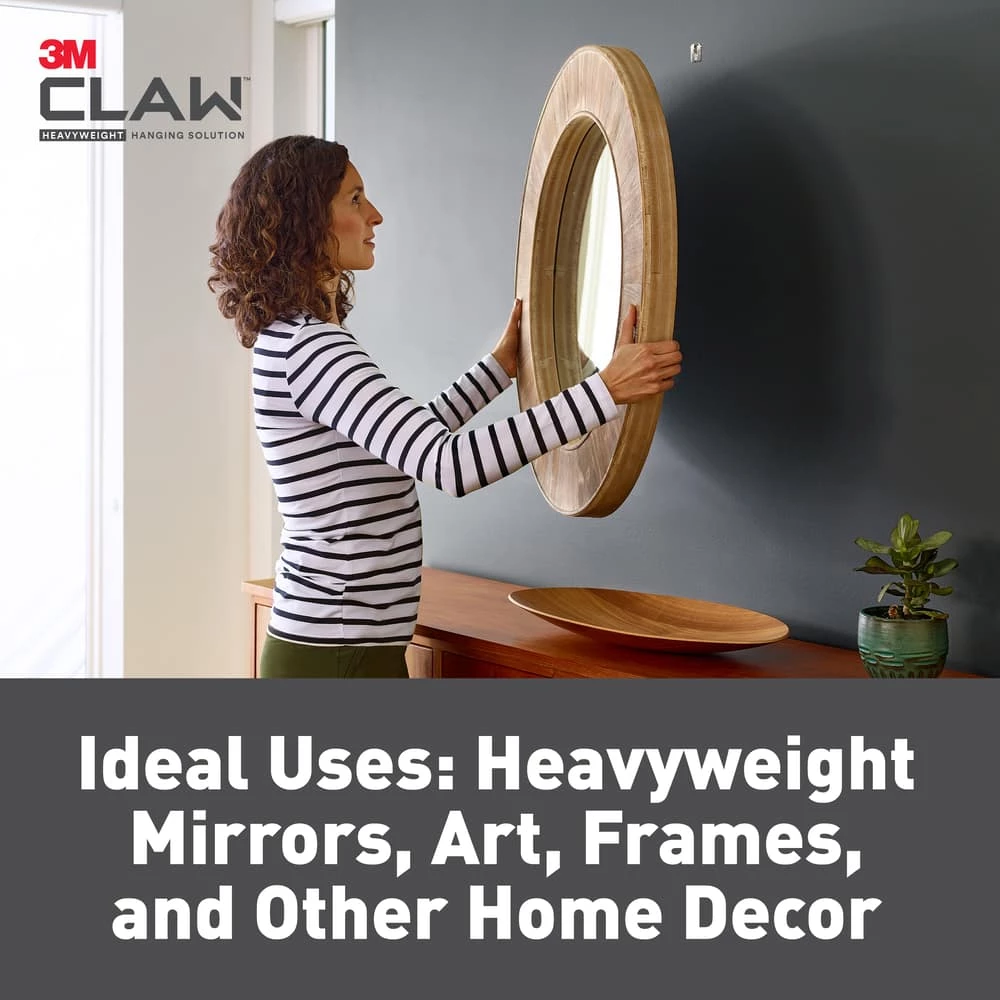 3M Claw Drywall Picture Hanger, 15-lb, 5-pk - Image 5