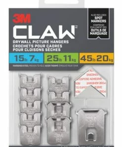 3M Claw Drywall Picture Hangers Assorted Kit, 10-pk