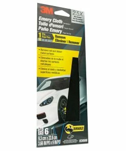 3M Emery Cloth, Assorted Grits, 6-pk