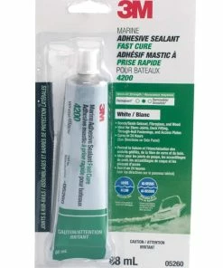 3M Marine Adhesive Sealant Fast Cure, 4200, White, 88-ml