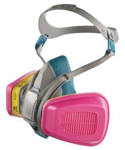 3M™ Cool Flow™ NIOSH-Approved Multi-Purpose Respirator With Quick Latch Grey, Medium