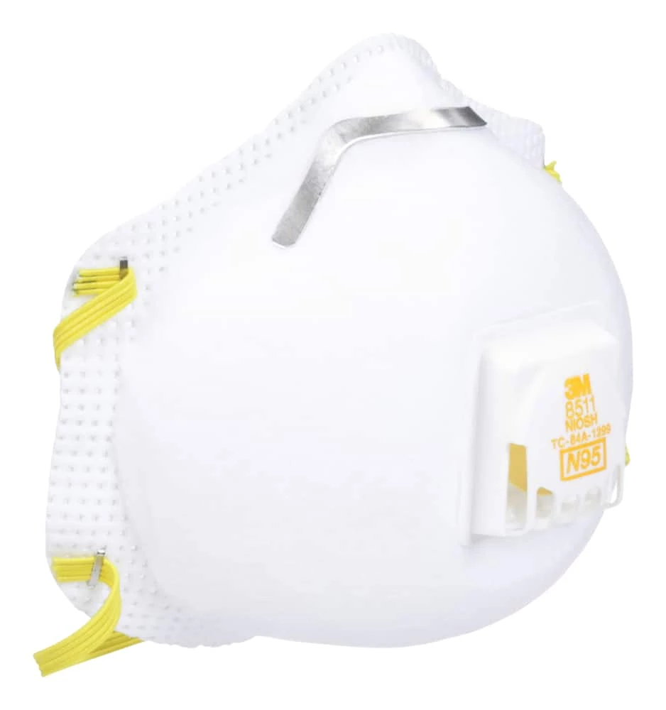 3M™ 8511 N95 Cool Flow™ NIOSH-Approved Face Mask, White