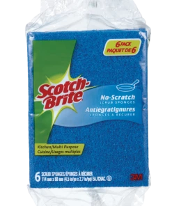 3M Scotch-Brite Non-Scratch All-Purpose Scrub Sponge, 6-pk