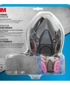 3M™ Mold & Lead Paint Removal P100 Performance Respirator, Black