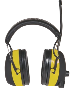 3M™ WorkTunes NRR 24dB AM/FM Hearing Protector, Yellow/Black
