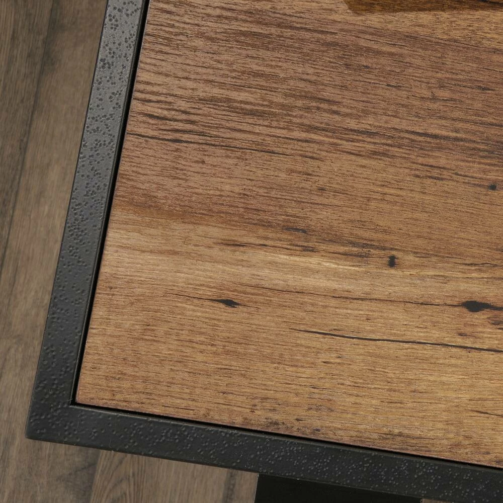 Sauder Boulevard Café Corner L-Shaped Home Office Computer Desk, Vintage Oak Finish - Image 4