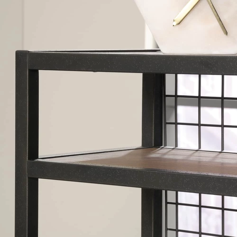 Sauder Boulevard Café Corner L-Shaped Home Office Computer Desk, Vintage Oak Finish - Image 6