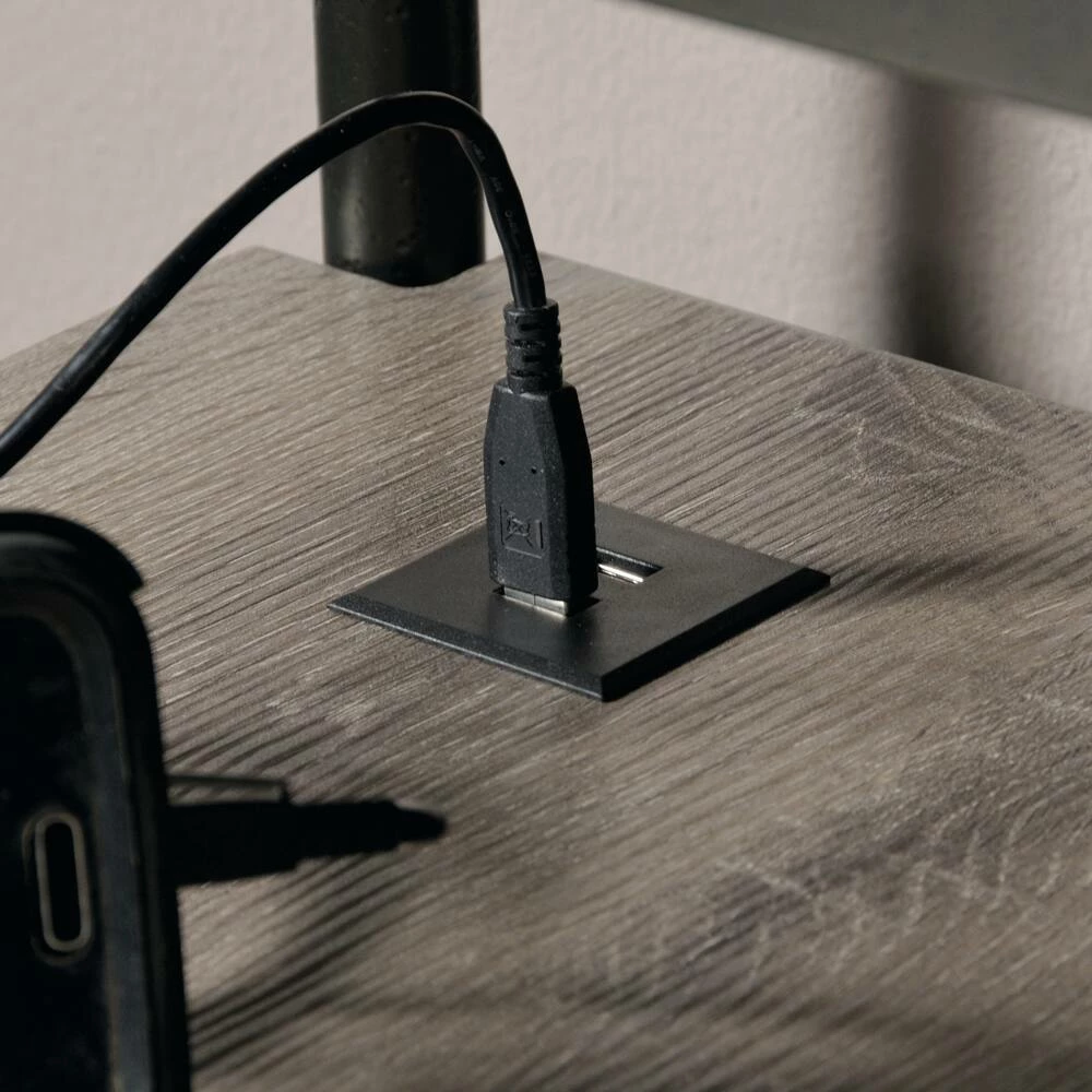 Sauder Canal Street L-Shaped Desk, Northern Oak - Image 3