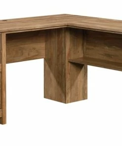 Sauder Cannery Bridge L-Shaped Desk, Sindoori Mango