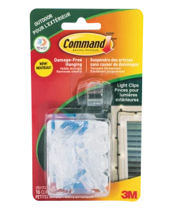 3M Command Clear Light Clips, Small