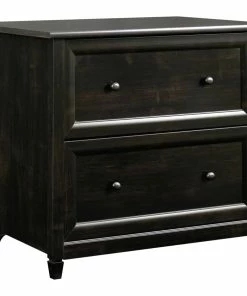 Sauder Edge Water 2-Drawer Lateral File Storage Cabinet, Estate Black Finish