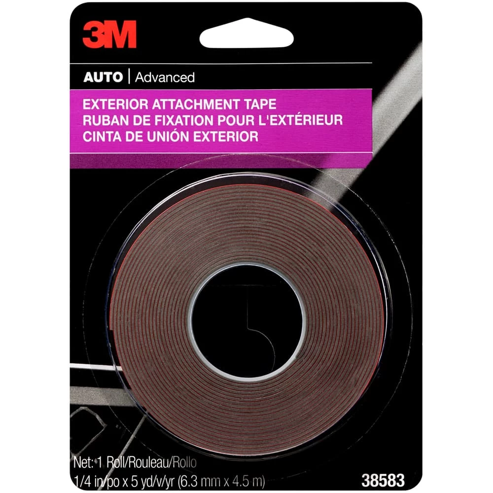 3M Automotive Exterior Attachment Tape, 6.3-mm X 4.5-m