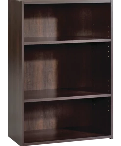 Sauder Beginnings 3-Tier Adjustable Shelf Bookcase/Bookshelf, Cinnamon Cherry Finish