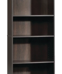 Sauder Beginnings 5-Tier Adjustable Shelf Bookcase/Bookshelf, Cinnamon Cherry Finish