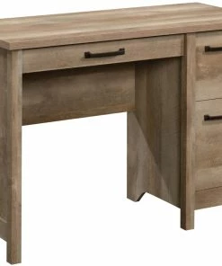 Sauder Cannery Bridge Home Office Computer Desk With File Drawer, Lintel Oak Finish
