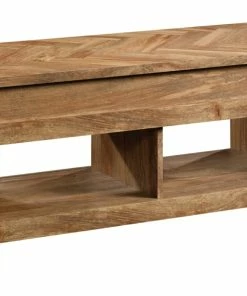 Sauder Cannery Bridge Lift Top Storage Coffee Table, Sindoori Mango Finish