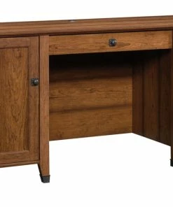 Sauder Carson Forge 3-Drawer 1-Door Home Office Computer Desk, Washington Cherry Finish