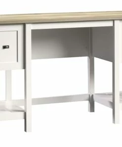Sauder Cottage Road 2-Drawer Home Office Computer Desk With File Storage, Soft White