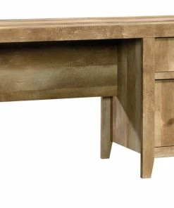 Sauder Dakota Pass 2-Drawer Home Office Executive Desk, Craftsman Oak Finish