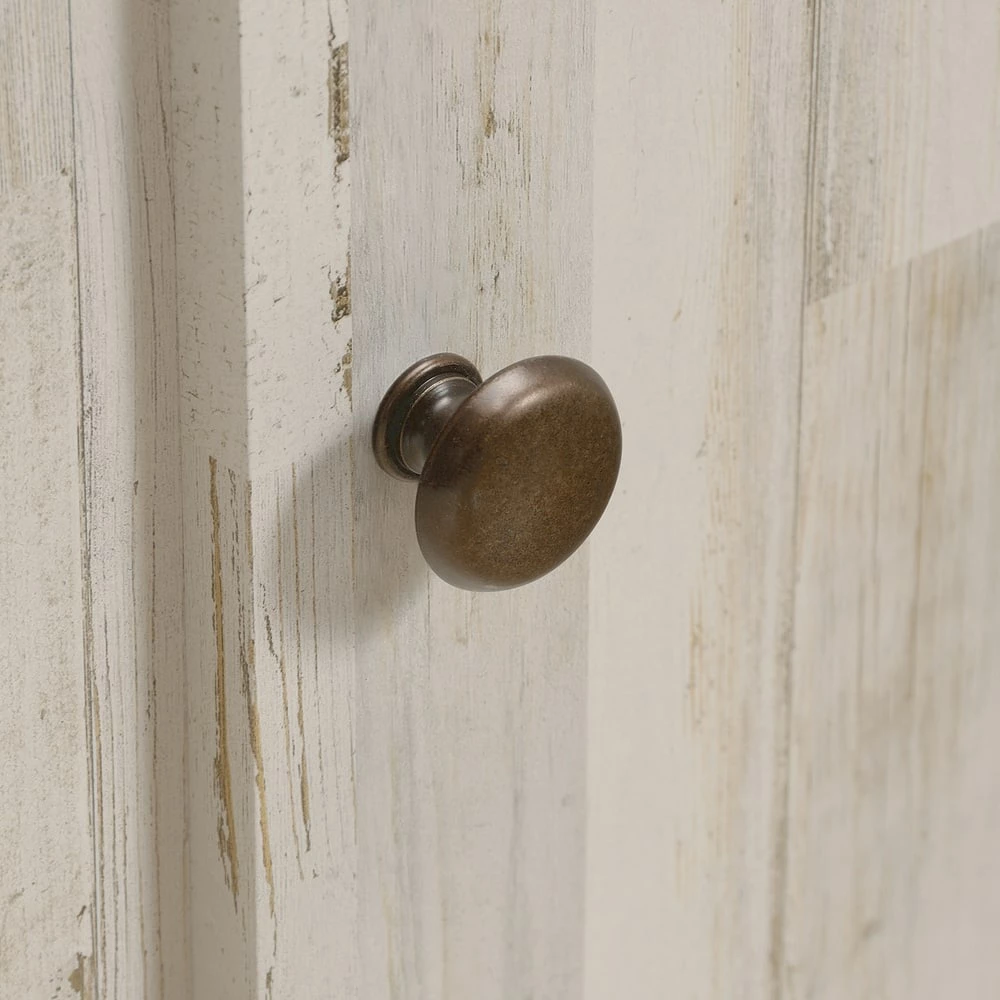 Sauder Dakota Pass Easy-to-Assemble L-Desk With Storage, White Plank - Image 5