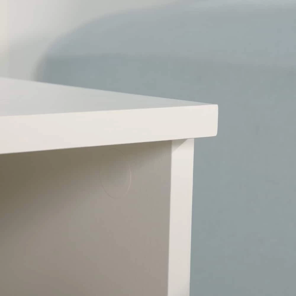 Sauder Hudson Court Open-Shelf Nightstand With Storage, Pearl Oak - Image 6