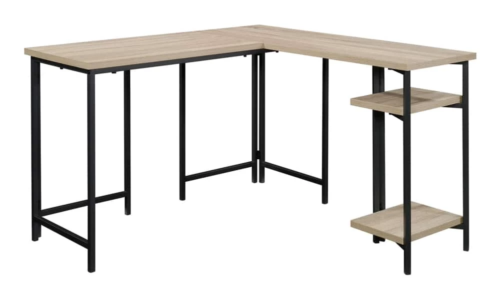 Sauder North Avenue Corner L-Shaped Home Office Computer Desk, Charter Oak Finish