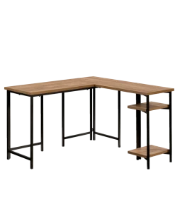 Sauder North Avenue Home Office L-Desk With Storage, Sindoori Mango