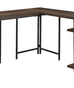 Sauder North Avenue Corner L-Shaped Home Office Computer Desk, Smoked Oak Finish