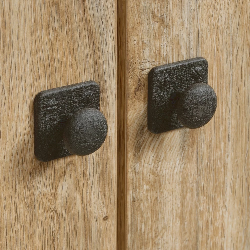 Sauder Steel River Open-Shelf Bookcase With Doors, Milled Mesquite - Image 3