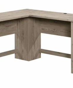 Sauder Summit Station Corner L-Shaped Home Office Computer Desk, Laurel Oak Finish