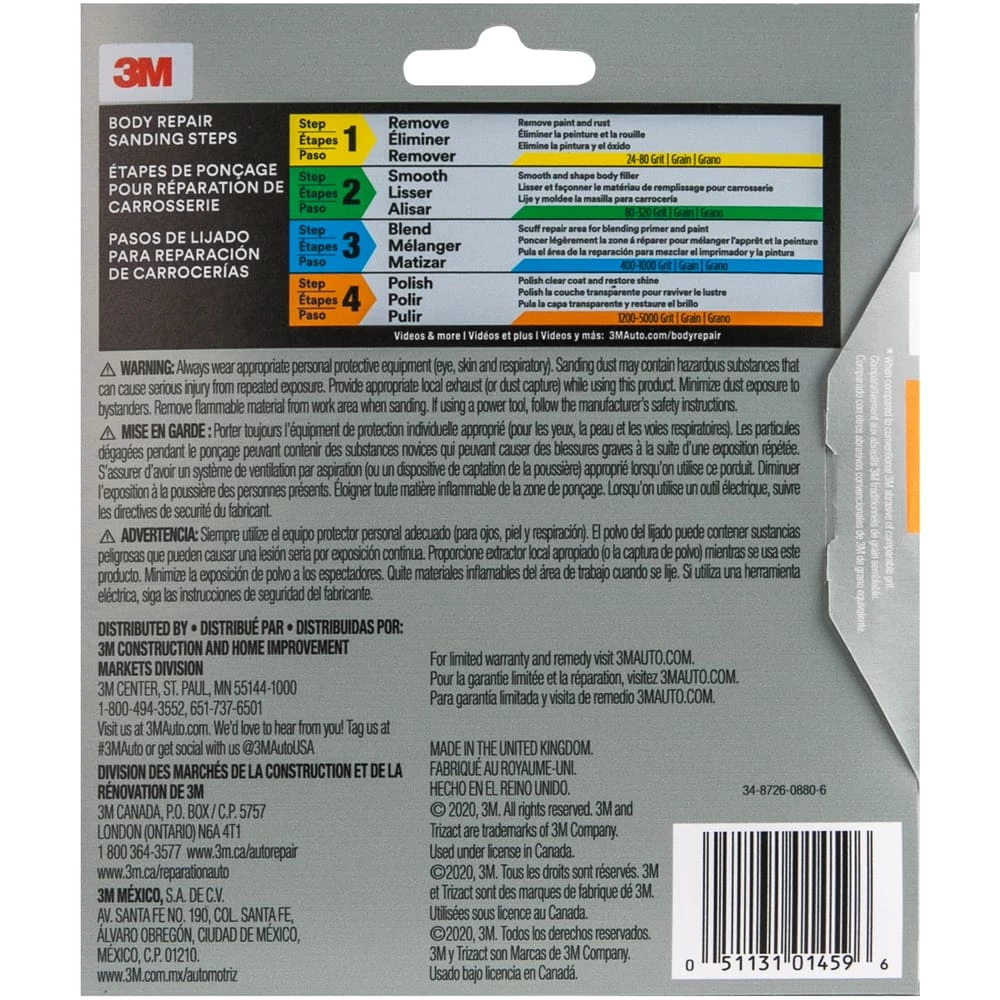 3M Trizact Performance Sanding Disc, 3000 Grit - Image 3